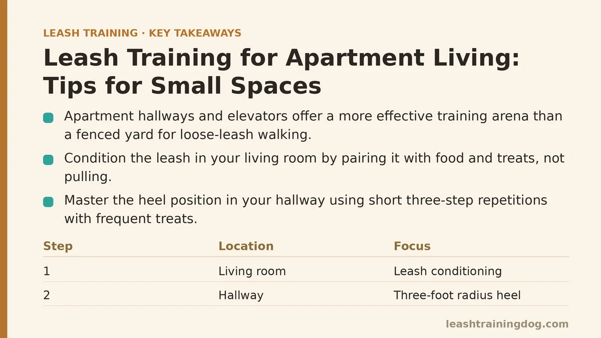 Leash Training for Apartment Living: Tips for Small Spaces